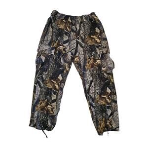 Scent Blocker Plus Insulated Men Large Woodland Camo Hunting Pants Size Large